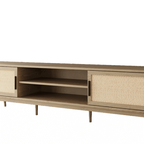 מזנון לסלון מעוצב בשילוב דלתות בסטייל ראטן דגם אגונדה מזנון לסלון מעוצב בשילוב דלתות בסטייל ראטן דגם אגונדה