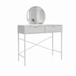 שידת איפור אלגנטית משולבת מראה דגם מילאן