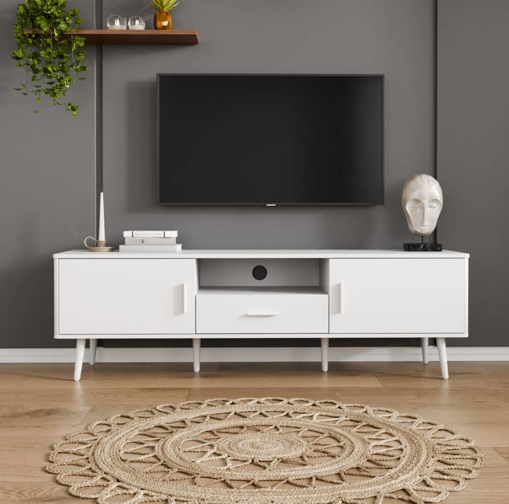 מזנון טלוויזיה בעיצוב מודרני קלאסי דגם קנקון