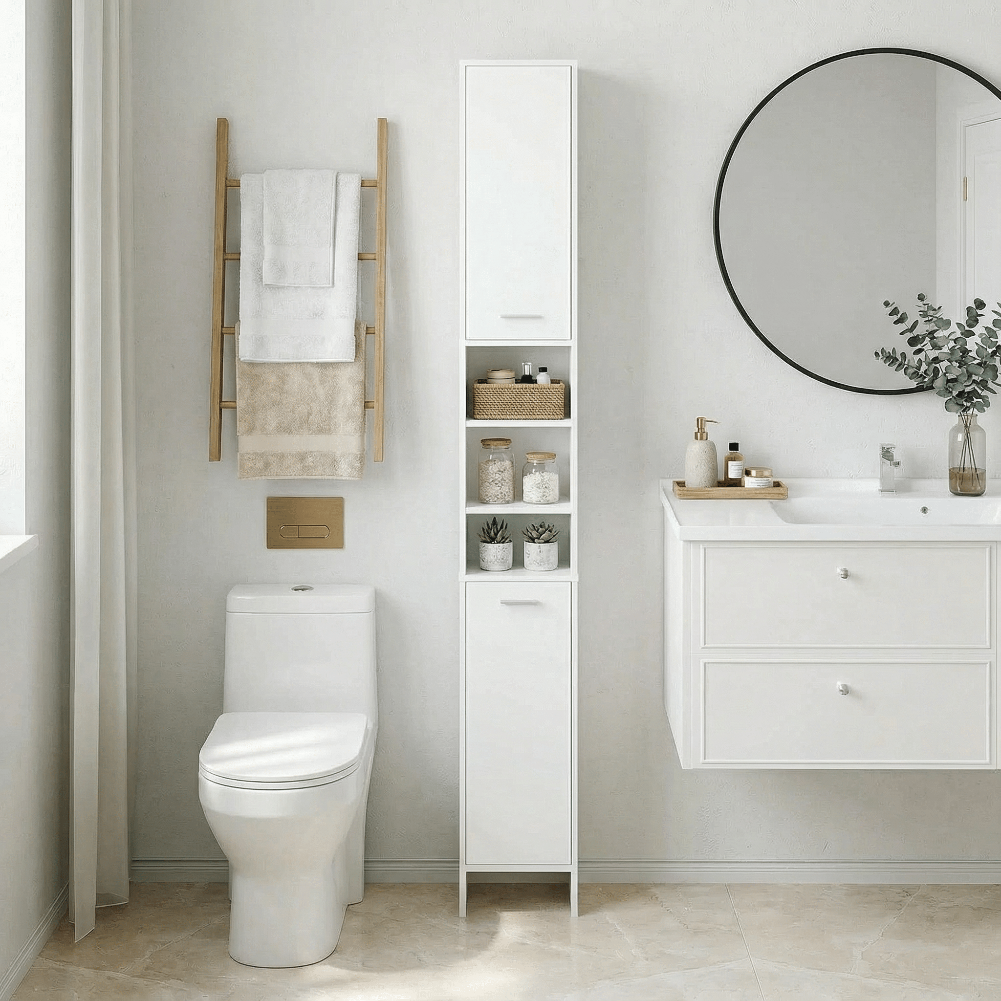 ארונית שירות צרה המתאימה לכל חלל דגם ז'נבה ארונית שירות צרה המתאימה לכל חלל דגם ז'נבה